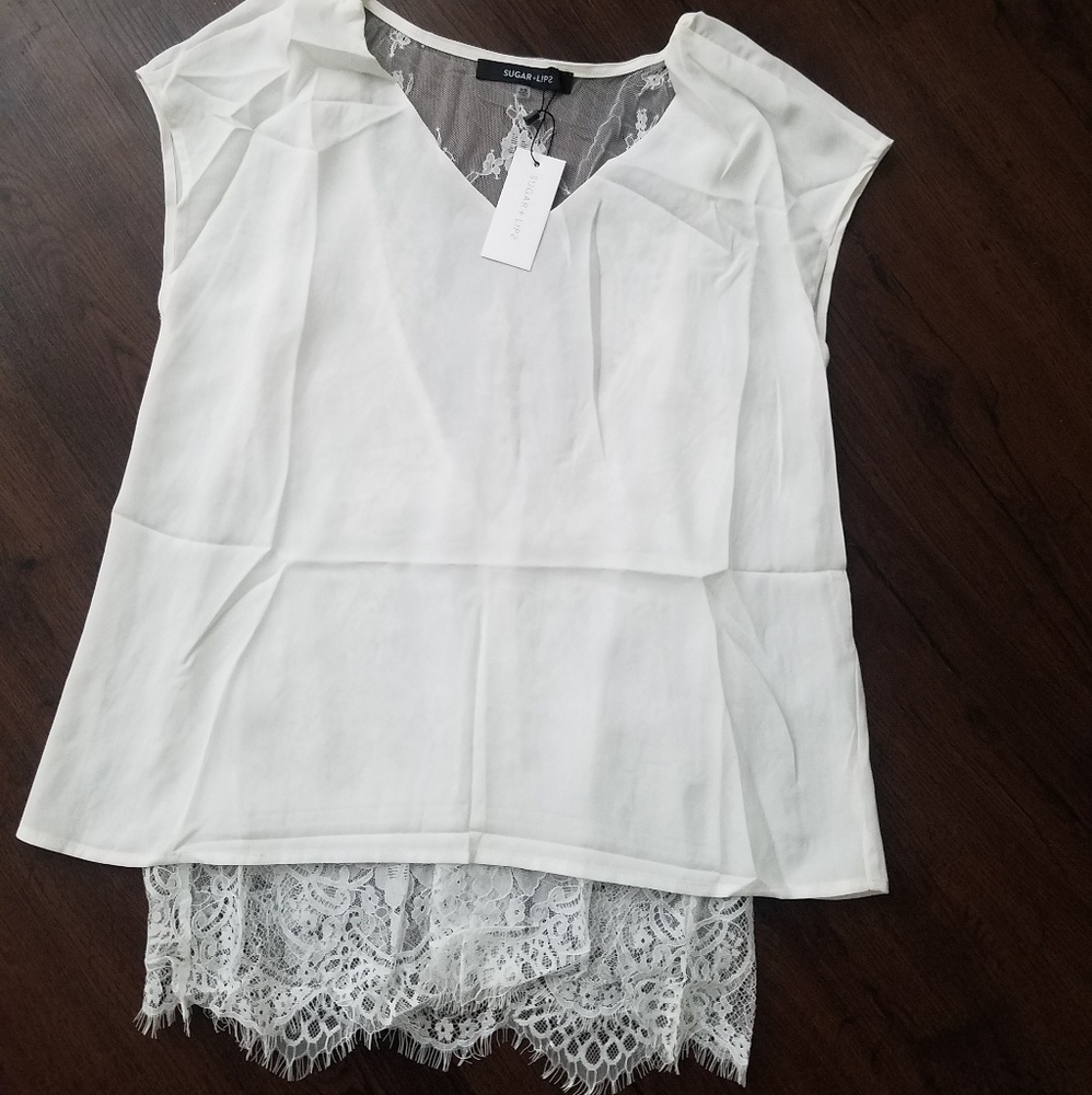 Lace Detail Top